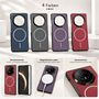 MagSafe Handy H�lle f�r Honor Magic V6 Magnetisches Carbon Struktur Optik Case