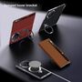 Leder f�r Honor Magic V6 Magnetisches Case View Window Rot