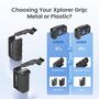 Kunststoff Grip Halterung f�r DJI Action 5 Pro / Action 4 / Action 3