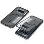 Metall Snap Rahmen f�r Nothing Phone 4a Magnetisches Mattes Case Grau
