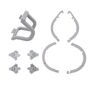 9-teiliges Crash Kit Bumper Cover Kickstand f�r DJI Neo 2 Zubeh�r Grau