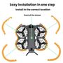 Schutzcover Set f�r DJI Neo 2 Robust Drohnen Zubeh�r Grau 4 St�ck