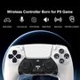 Wireless Gaming Controller f�r PS5 Hall Effekt Dual Vibration Schwarz