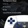 Wireless Gaming Controller f�r PS5 Hall Effekt Dual Vibration Schwarz