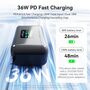 Air Battery Ladecase mit Farbdisplay f�r Insta360 X4 USB-C Zubeh�r