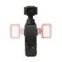 Dimmbares Tri-Color Fill Light f�r DJI Osmo Pocket 4 / 3 Pink Zubeh�r