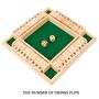 Shut the Box 4 Spieler Brettspiel Zahlen Lernspiel Familie Party Gr�n 