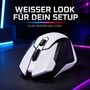 Kabellose Gaming Maus 1000 / 1200 / 1600 DPI Auto Sleep Funktion Wei�
