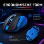 Kabellose Gaming Maus 1000 / 1200 / 1600 DPI Auto Sleep Funktion Wei�
