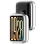 Kunststoff Halb Cover f�r Xiaomi Smart Band 10 Pro Silber