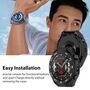 + Schutzglas f�r Huawei Watch Ultimate 2 Full Cover Case Schwarz