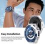 + Schutzglas f�r Huawei Watch Ultimate 2 Full Cover Case Blau