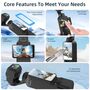 Schutzglas Kamera f�r DJI Pocket 3 9H Hartglas mit Anbringhilfe