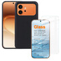 + Schutzglas f�r Honor 600 Set TPU Schutz + 9H Hartglas 2 in 1 Bundle
