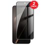 Privacy 2x f�r Xiaomi 17T Pro Display 9H Hartglas Blickschutz