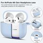 Silikon Full Cover Schutzh�lle f�r AirPods 4 2,5 mm mit Befestigung