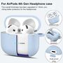 Silikon Full Cover Schutzh�lle f�r AirPods 4 2,5 mm mit Befestigung