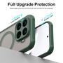 MagSafe Silikon f�r Xiaomi 17T TPU Hybrid Kameraschutz Matt Gr�n