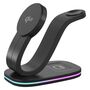 Universelle 3 in 1 Wireless Ladestation f�r Smartphone Uhr Kopfh�rer