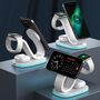 Universelle 3 in 1 Wireless Ladestation f�r Smartphone Uhr Kopfh�rer