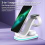 Universelle 3 in 1 Wireless Ladestation f�r Smartphone Uhr Kopfh�rer