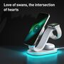 Universelle 3 in 1 Wireless Ladestation f�r Smartphone Uhr Kopfh�rer