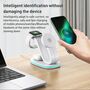 Universelle 3 in 1 Wireless Ladestation f�r Smartphone Uhr Kopfh�rer