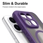 MagSafe Silikon f�r Xiaomi 17T Pro TPU Hybrid Kameraschutz Matt Lila
