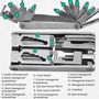 Fahrrad 15 in 1 Repair Tool Fahrrad Werkzeug Chain Wrench Silber