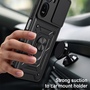 F�r Samsung Galaxy S26 Ultra Sliding Kamera TPU PC Ring H�lle Schwarz