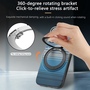 MagSafe Drehkippst�nder Muster Xiaomi 17T Pro Kameraschutz Kunstleder