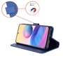 Klapph�lle Kunstleder f�r Xiaomi 17T Diamant Design Wallet Blau
