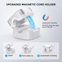 6x Magnetische Desktop Kabelclips Kunststoff Cable Organizer Zubeh�r