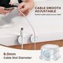 6x Selbstklebende Desktop Kabelclips Charging Cable Organizer Zubeh�r
