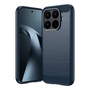 f�r Xiaomi 17T Pro Carbon Design Brushed Design TPU Blau