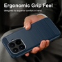 f�r Xiaomi 17T Pro Carbon Design Brushed Design TPU Blau