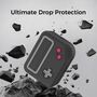 Split Silikon Schutzh�lle Case f�r AirPods Pro 3 Sto�schutz Retro