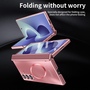 Klapph�lle + H9 Display Glas Samsung Galaxy Z Fold8 Ultra 5G Pink
