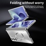 Klapph�lle + H9 Display Glas Samsung Galaxy Z Fold8 Ultra 5G Silber