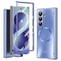 Klapph�lle + H9 Display Glas Samsung Galaxy Z Fold8 Ultra 5G Blau