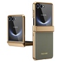 Klapph�lle + H9 Display Glas Samsung Galaxy Z Flip8 5G Grau
