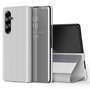 Klapph�lle Spiegel-Design Samsung Galaxy Z Fold8 Ultra 5G Cover Silber