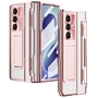 Klapph�lle + H9 Display Glas Samsung Galaxy Z Fold8 Ultra 5G Pink