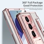 Klapph�lle + H9 Display Glas Samsung Galaxy Z Fold8 Ultra 5G Pink