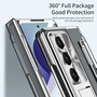 Klapph�lle + H9 Display Glas Samsung Galaxy Z Fold8 Ultra 5G Silber