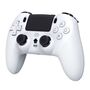 Wireless Gaming Controller f�r PS5 / PS5 Pro / Slim OLED Makro Wei�