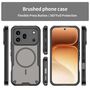 MagSafe Silikon f�r Honor 600 5G TPU Hybrid Kameraschutz Matt Schwarz