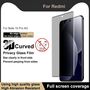Curved Privacy 1x f�r Xiaomi Redmi Note 15 Pro 4G Display 9H Hartglas