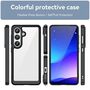 Sto�fest f�r Samsung Galaxy S26 5G Colorful Series TPU Acryl Schwarz
