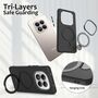 Ringhalter f�r Xiaomi Redmi Note 15 Pro 4G 360 Grad Magnetring Schwarz